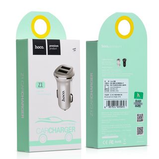 tẩu sạc xe hơi z1  2 cổng 2.1a